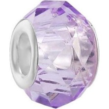 Kumi Bileklik Ve Kolye Için 925 Ayar Damgalı Gümüş Kaplama Yuvarlak Charm