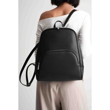 Valeriona Nova Kadın Büyük Siyah Günlük Sırt Çantası