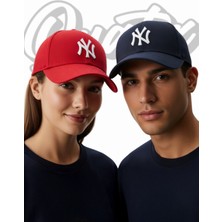 Quatex Ny New York Unisex 2'li Set Nakışlı Şapkalar