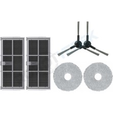 robotyedek Dreame L40 Ultra CE ve AE Hepa Filtre Yan Fırça Mop-6 Parça