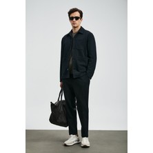 Lufian Erkek Copernı Smart Slim Fit Chino Pantolon 112190339 Siyah