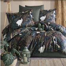 Pazarcan Dijital Saten Çift Kişilik Nevresim Takımı Puerto