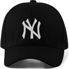 Quatex Ny New York Nakışlı Şapka – Siyah %100 Pamuk Gabardin Unisex Model