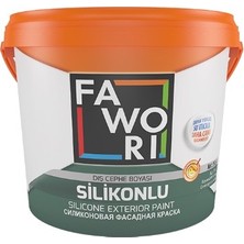 Fawori Dış Cephe Silikonlu Boya Baz, Mat, Mix3, 2.5 L (3.3 Kg)