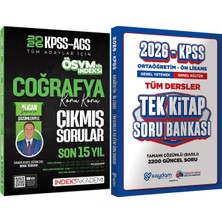 İndeks Akademi Yayıncılık 2026 Kpss Coğrafya Ösymnin Indeksi Çıkmış Son 15 Yıl - Ortaöğretim Ön Lisans Tek Kitap Soru