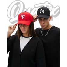 Quatex Ny New York Unisex 2'li Set Nakışlı Şapkalar