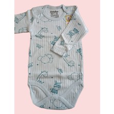 Bulut Anne ve Çocuk Uzun Kollu Çıtçıtlı Body %100 Pamuklu Desenli /renkli Erkek ve Kız Bebek Unisex Tasarım Çıtçıtlı Yaka