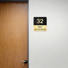Kapı Girişi Firmalar Için Kapı Isimliği Kişiye Özel No 83