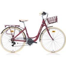 Carraro Juliet 28 Jant Dağ Bisikleti | 43 cm Kadro | 21 Vites | V-Fren | Mat Kiremit Krom Krem | Blc Bisiklet