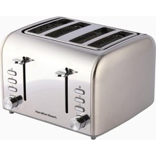 Hamilton Beach 4 Dilim Ekmek Kızartma Makinesi, 1600W, Inox