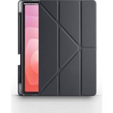TekNetStore Samsung Galaxy Tab S11 11 Inç SM-X730 Uyumlu Kılıf Standlı Kalem Bölmeli Akıllı Trifolding Kapak