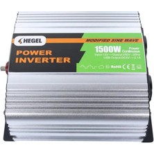 Hegel - Inges 1500 Watt 12 Volt Modifiye Sinüs Inverter - 12V 1.5 Kw Invertör Karavan , Bağ Evi
