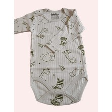 Bulut Anne ve Çocuk Uzun Kollu Çıtçıtlı Body %100 Pamuklu Desenli /renkli Erkek ve Kız Bebek Unisex Tasarım Çıtçıtlı Yaka