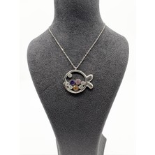 NC Larimar Gümüş 925 Ayar Kolye