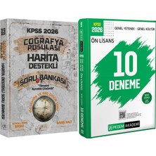 CBA Akademi 2026 Kpss Coğrafya Pusulası Harita Destekli Soru - 2026 Kpss Ön Lisans Çözümlü 10 Deneme