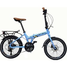 Carraro Flexi 121 Hd 20 Jant Dağ Bisikleti | 35 cm Kadro | 21 Vites | Hidrolik Disk Fren | Mavi Siyah Krom Kahve | Blc Bisiklet