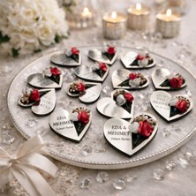 Düğün Nişan Söz Kına Kalp Magnet 50 Adettir NO94