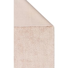 Akbel Halı Cotton Boon CBN Plain Bej -Yıkanabilir Kaymaz Naturel Pamuk Bebek Halısı
