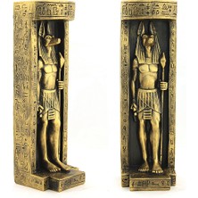 Starseven Anubis Figürlü Mumluk
