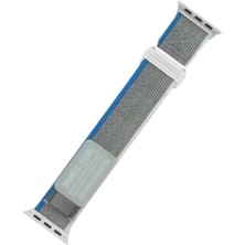 Starseven Watch 42MM Alice Kumaş Kordon - Mavi-Gri