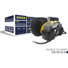 Niken Nıken 0250010601 - Hava Kompresörü Metal Çift Silindir