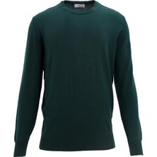 Uki Yeşil O Yaka Triko