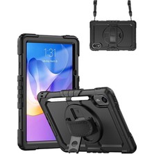 TekNetStore Samsung Galaxy Tab S11 11 Inç SM-X730 Tablet Kılıfı Askılı Standlı Defender Yüksek Koruma Zırh Kapak