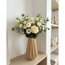 Elana Design Tria Vazo - Modern Tasarımlı Şık Dekoratif Çiçek Vazosu