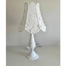 Luluavizem Patentli Abi Dizisi Özel Ithal Dantel Kabartmalı Kumaş Abajur