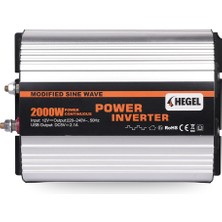 Hegel - Inges 2000 Watt 24 Volt Modifiye Sinüs Inverter - 24V 2 Kw Bağ Evi , Karavan Invertörü