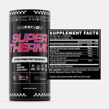 Cellucor Super Thermo Stim Free Fat Burner Berberine Saccharomyces Thermogenic Appetite Glucose Support 60 Caps