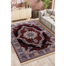 Adalizza Evinize Ruh Katacak Geleneksel Iran Halısı Desenli Kırmızı Tonlarda Halı