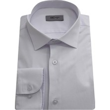 Uki Beyaz Pamuk Saten Gömlek