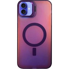 Starseven Iphone 16 Kılıf Primera Magsafe Standlı Kapak - Derin Mor