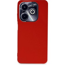 Starseven Infinix Hot 40I Kılıf First Silikon - Kırmızı