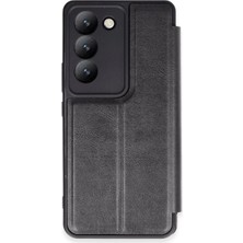 Starseven V30 Lite 4g Kılıf Flip Cover - Siyah