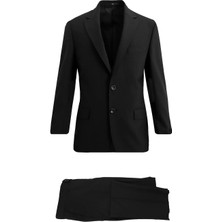 Uki Siyah Mono Yaka Klasik Takım Elbise