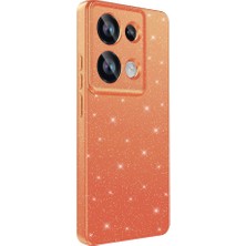 Ceponya Xiaomi Redmi Note 13 Pro 4g Kılıf Kamera Korumalı Simli Parıltılı Lüks Silikon