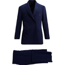 Uki Lacivert Kruvaze Takım Elbise