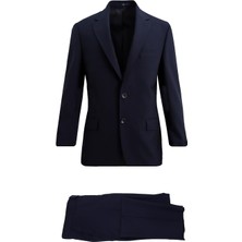 Uki Lacivert Mono Yaka Klasik Takım Elbise