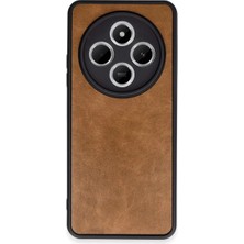 Starseven Redmi 14C Kılıf Aras Deri Kapak - Taba