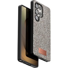 Starseven Onegif Galaxy S25 Bright Simli Kapak - Gold