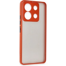 Starseven Redmi Note 13 5g Kılıf Montreal Silikon Kapak - Kırmızı