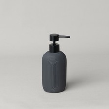 Linens Lızzy 7,6X17,5 cm Sıvı Sabunluk Antrasit