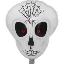 Starseven Örümcek Ağ Desenli Iskelet Folyo Balon