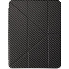 Starseven Ipad 13 (2024) Kılıf Color Karbon Tablet Kılıfı - Koyu Gri