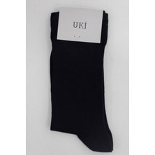 Uki Lacivert Tekli Çorap