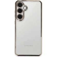 Starseven Galaxy S24 Fe Kılıf Lensli Silikon - Titanyum Gri