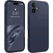 Starseven Iphone 16 Kılıf First Silikon - Lacivert