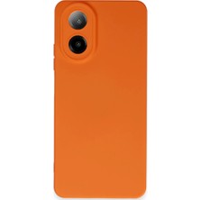 Starseven A38 Kılıf Nano Içi Kadife Silikon - Turuncu